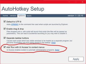 AutoHotkey Installation